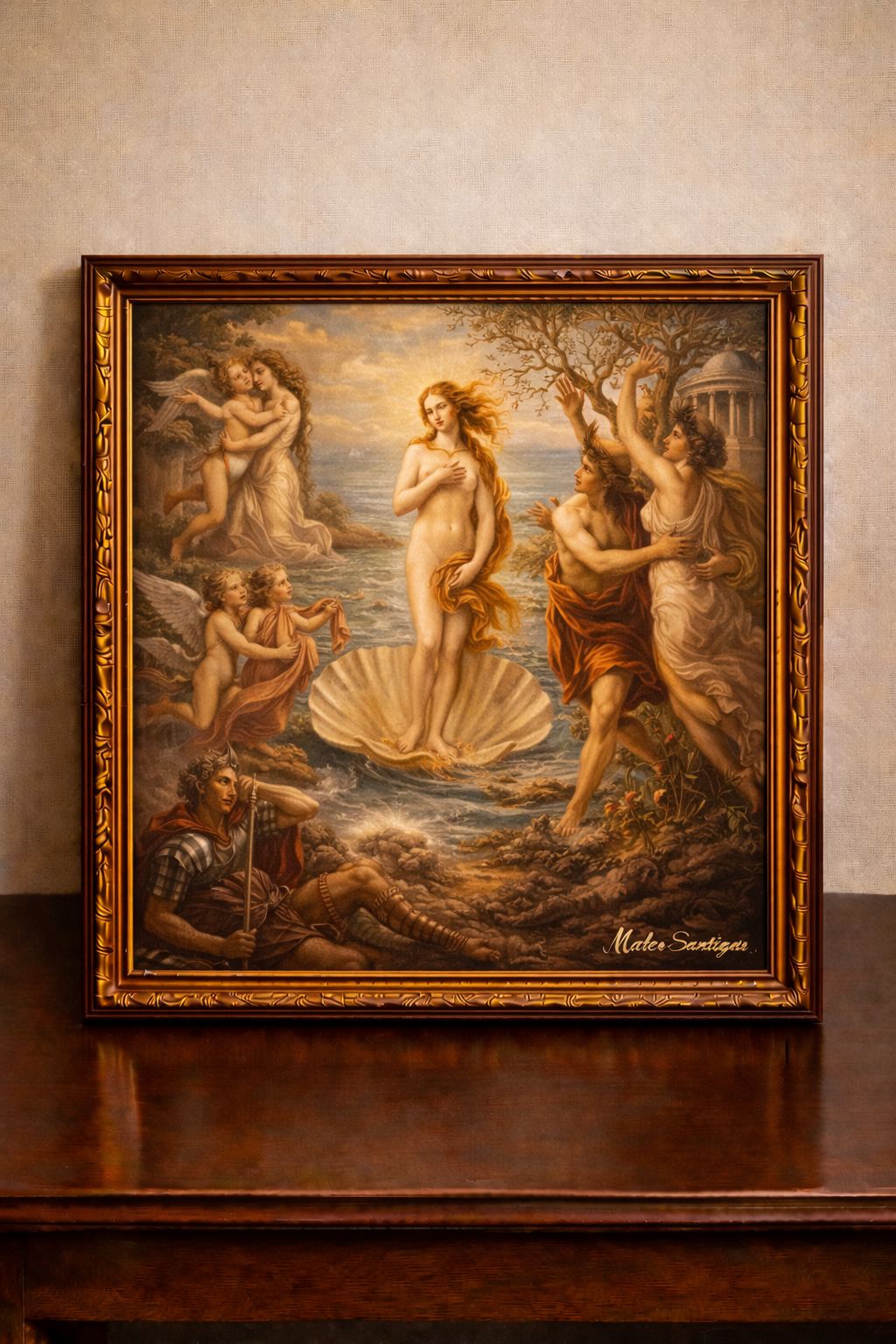 Venus and gods of mythology