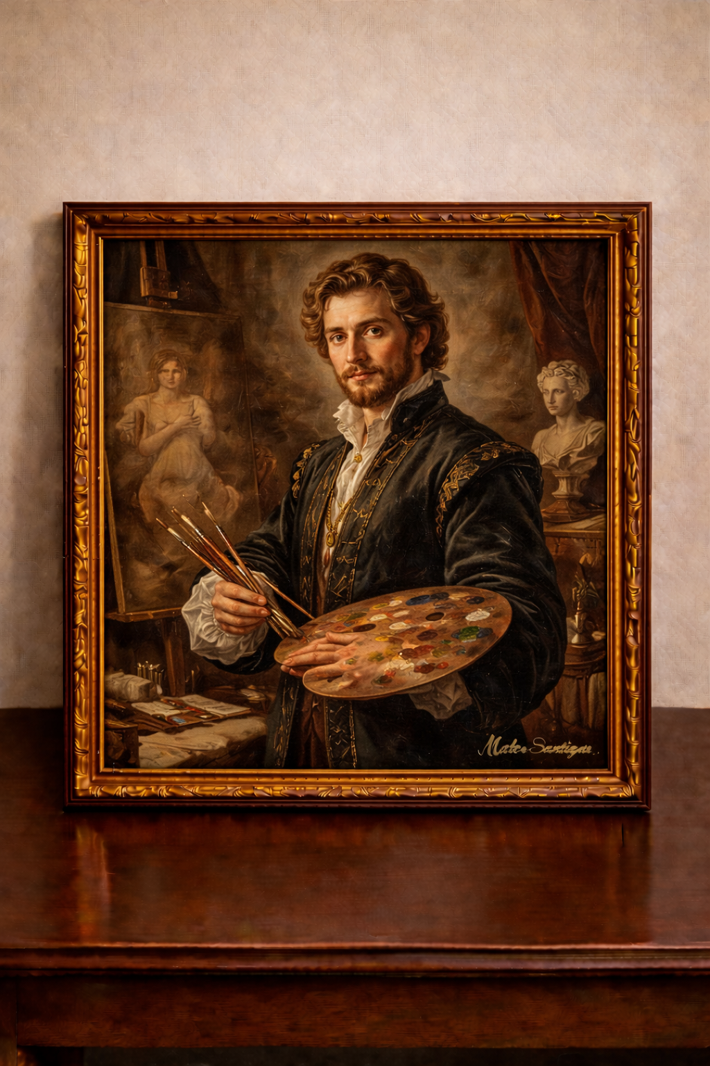 Renaissance portrait of an artist